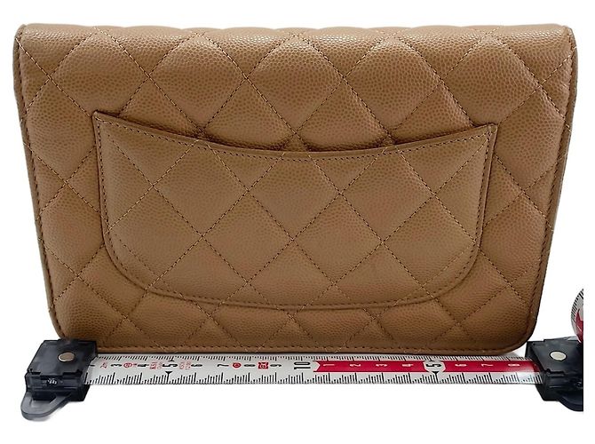 Borsa a Spalla Chanel Matelassé in Beige - vista 4