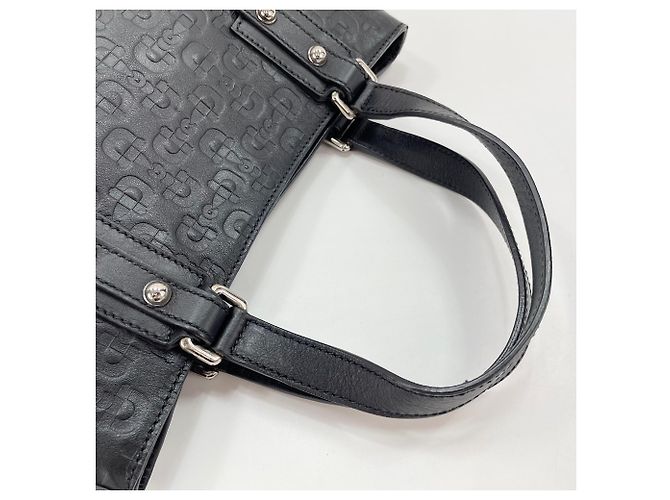 Borsa Gucci Horsebit Pattern Nero - vista 10
