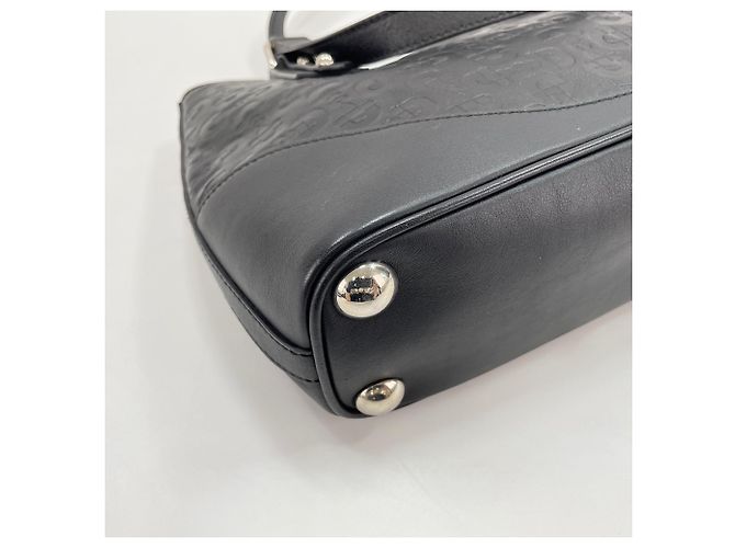Borsa Gucci Horsebit Pattern Nero - vista 8