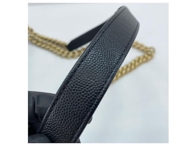 Borsa a tracolla Chanel Boy 25 in nero - vista 11