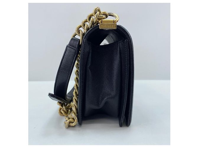 Borsa a tracolla Chanel Boy 25 in nero - vista 6