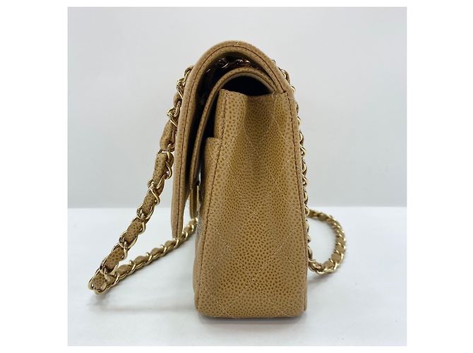 Borsa a tracolla Chanel Matelassé 25 Beige - vista 5