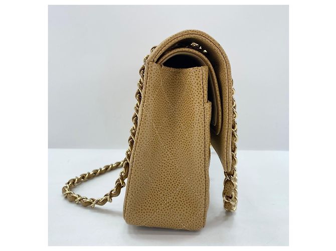 Borsa a tracolla Chanel Matelassé 25 Beige - vista 6