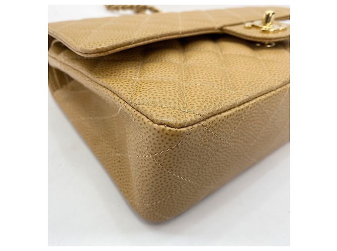 Borsa a tracolla Chanel Matelassé 25 Beige - vista 8