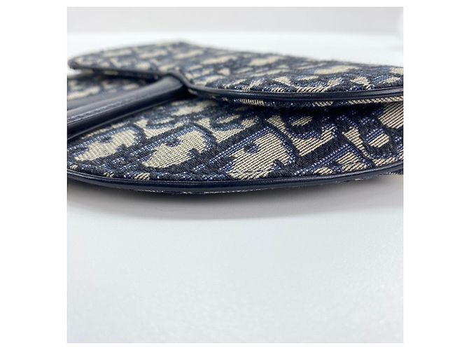 Marsupio 2 vie Christian Dior Navy Oblique Blu navy - vista 9