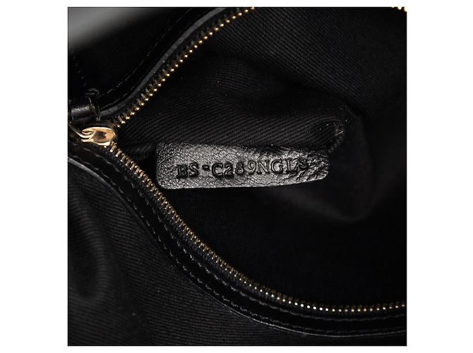 Borsa Valentino in pelle liscia nera Rockstud con manico cut-out Nero - vista 6