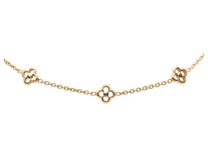 Collana completa a fiore Louis Vuitton placcata oro dorato D'oro - vista 2