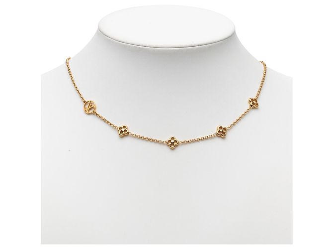 Collana completa a fiore Louis Vuitton placcata oro dorato D'oro - vista 6