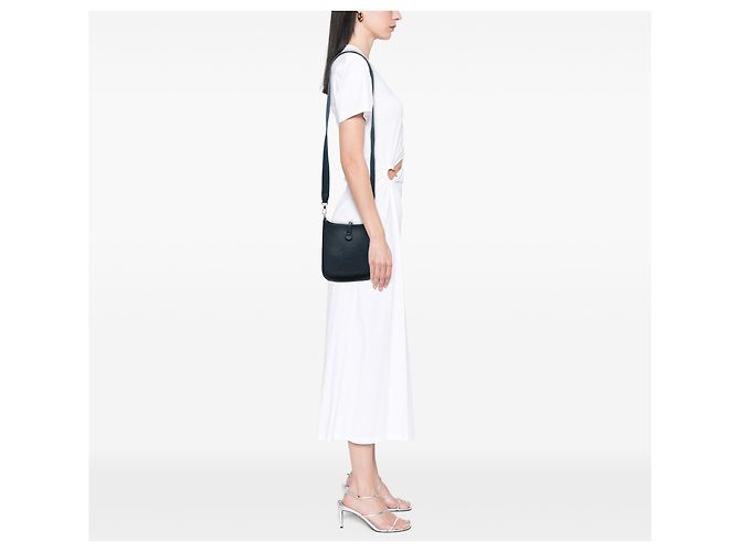 Hermès Blue Clemence Evelyne 16 Amazone - vista 7