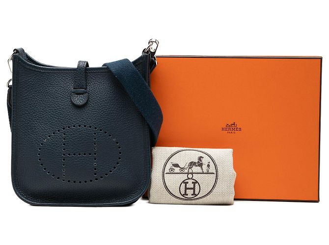Hermès Blue Clemence Evelyne 16 Amazone - vista 8