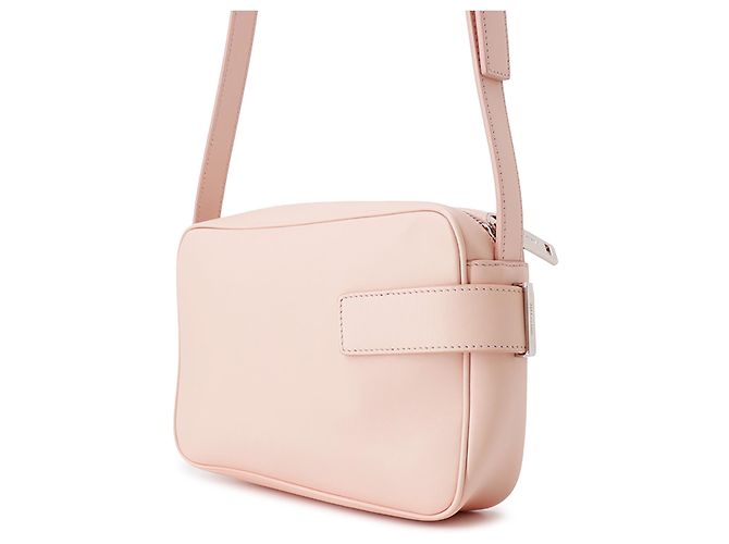 Salvatore Ferragamo Borsa a tracolla camera case Gancini Archive in piccola pelle rosa Ferragamo - vista 2