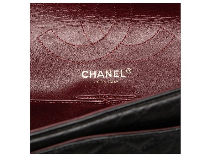 Chanel Black Quilted Aged Calfskin Reissue 2.55 Double Flap 226 Noir - vue 5