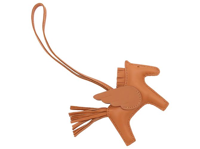 Charm per borsa Hermès Brown Milo Lambskin GriGri Rodeo Pegase PM Marrone - vista 2