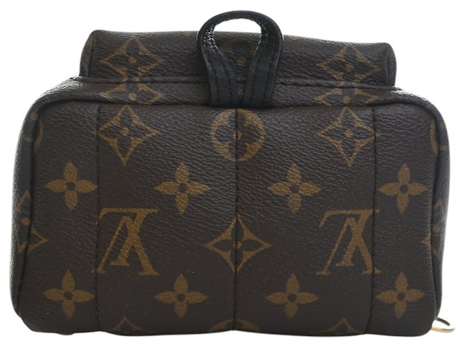 Louis Vuitton Marrone Monogram Mini Palm Springs - vista 3