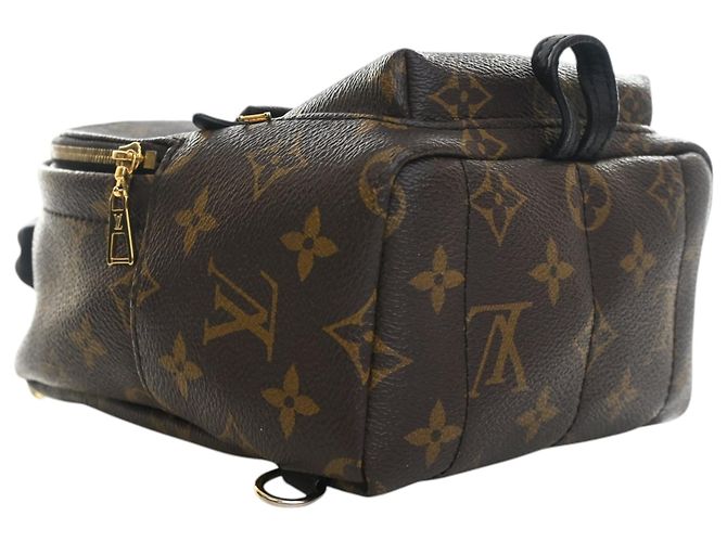 Louis Vuitton Marrone Monogram Mini Palm Springs - vista 7