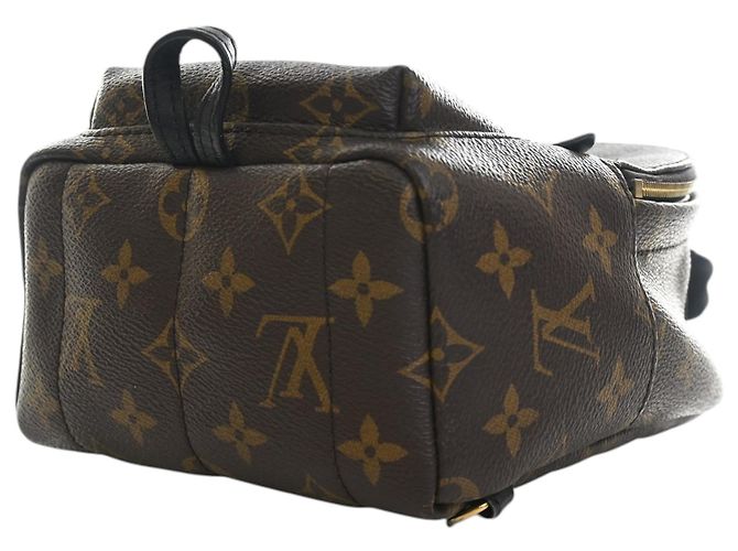 Louis Vuitton Marrone Monogram Mini Palm Springs - vista 8