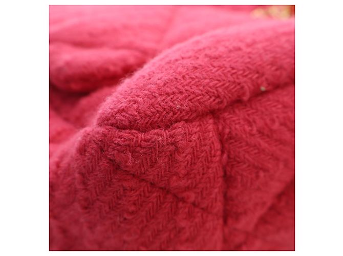 Chanel Pink Large Tweed 19 Flap Rosa - vista 9