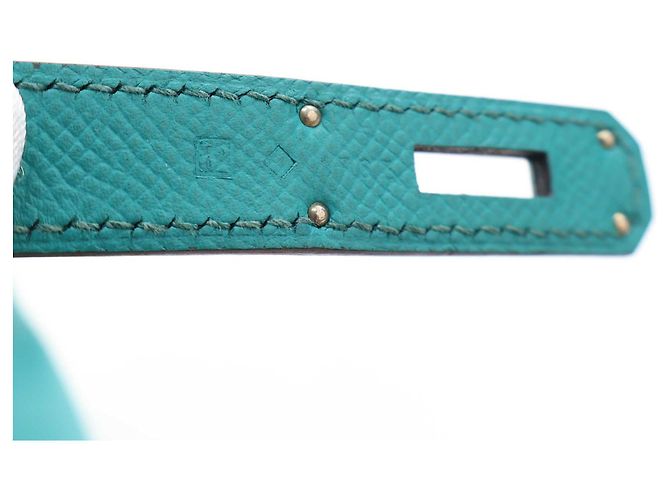 Hermès Blue Epsom Birkin Retourne 30 Blau Türkis - Ansicht 14
