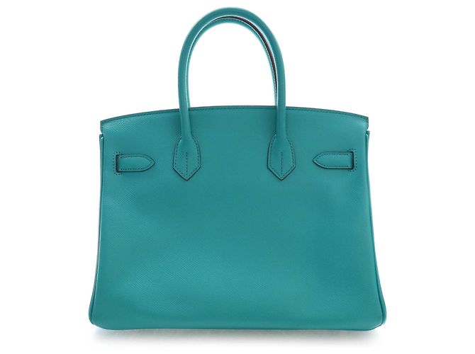 Hermès Blue Epsom Birkin Retourne 30 Blau Türkis - Ansicht 6