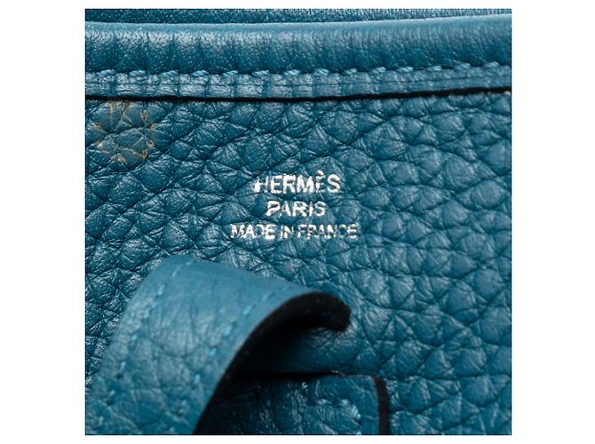 Hermès Blue Clemence Evelyne 16 Amazone Blau - Ansicht 5