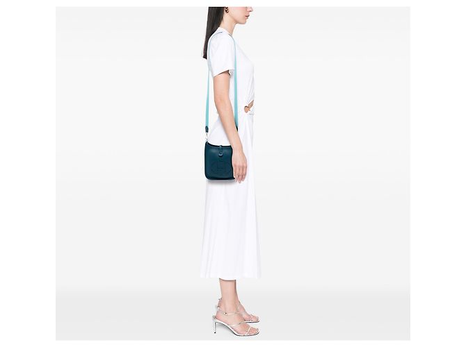 Hermès Blue Clemence Evelyne 16 Amazone Blau - Ansicht 6