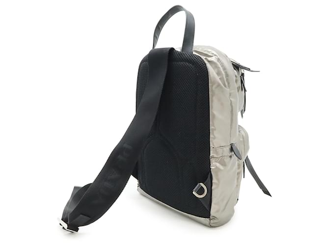 Borsa a tracolla Prada Silver Metallic Tessuto Argento - vista 2
