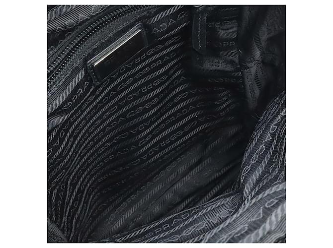 Borsa a tracolla Prada Silver Metallic Tessuto Argento - vista 3