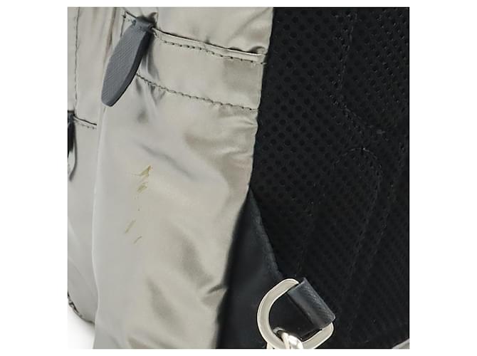 Borsa a tracolla Prada Silver Metallic Tessuto Argento - vista 5