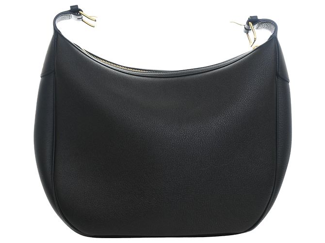 Céline Borsa a tracolla Heloise in pelle di vitello a grana morbida nera Medium di Celine Nero - vista 4