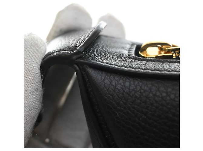 Céline Borsa a tracolla Heloise in pelle di vitello a grana morbida nera Medium di Celine Nero - vista 7