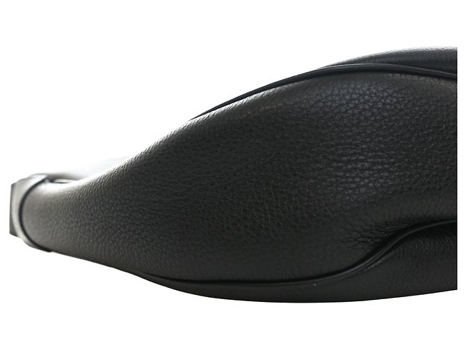 Céline Borsa a tracolla Heloise in pelle di vitello a grana morbida nera Medium di Celine Nero - vista 9