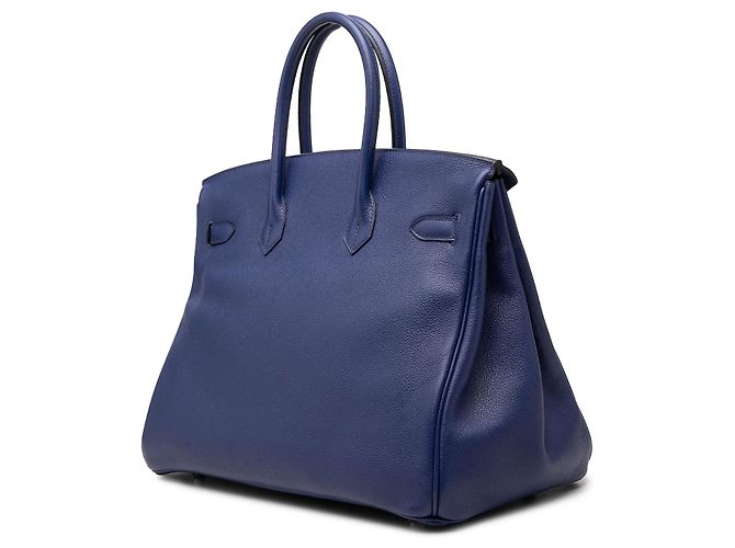 Hermès Blue Limited Edition Taurillon Novillo Sea Surf and Fun Birkin Retourne 35 Dark blue - view 2
