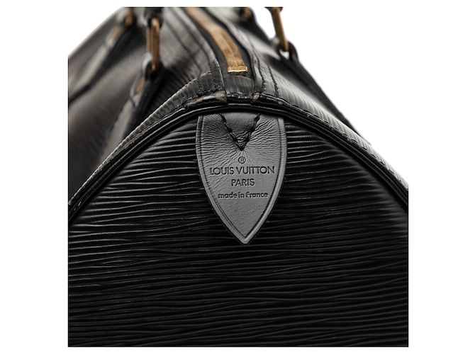 Louis Vuitton Black Epi Speedy 30 Nero - vista 6