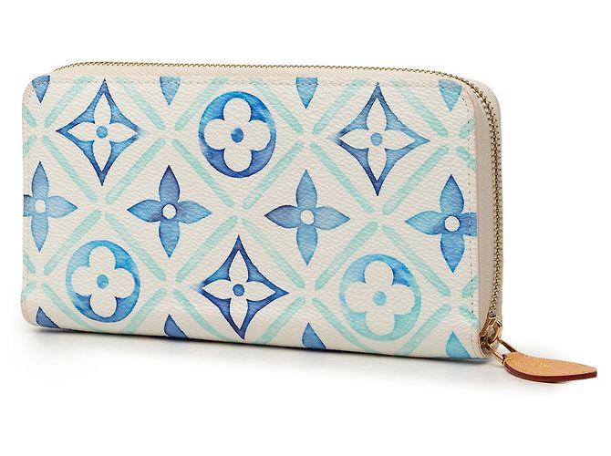 Cartera Zippy Blue Monogram By The Pool Louis Vuitton Azul - vista 2