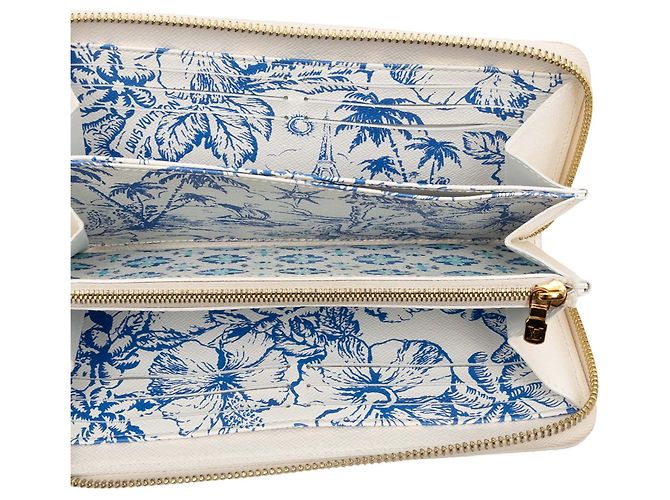 Cartera Zippy Blue Monogram By The Pool Louis Vuitton Azul - vista 4