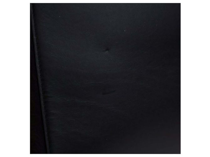 LOEWE Tote Pieghevole Puzzle in pelle di vitello lucida nera XXL Nero - vista 8