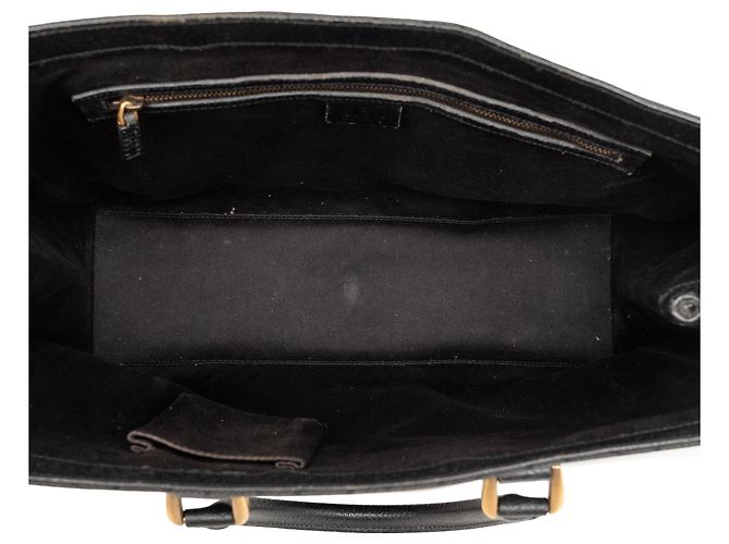 Borsa Gucci Black GG Canvas Nailhead Nero - vista 4