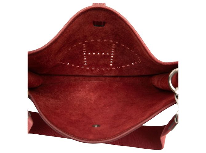 Hermès Red Togo Evelyne I 33 Roja Burdeos - vista 4