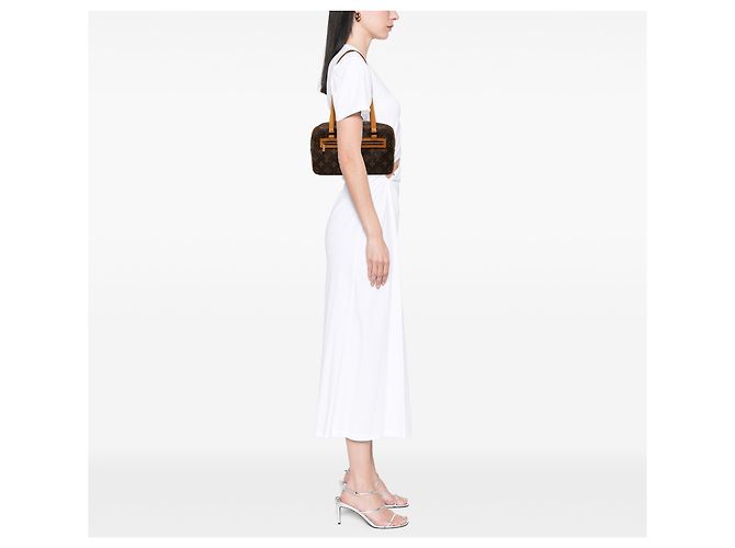 Louis Vuitton Marrone Monogram Cite MM - vista 8