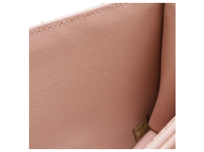 Chanel Pink Mini Quilted Sheepskin Beauty Lock Flap Rosa - vista 5