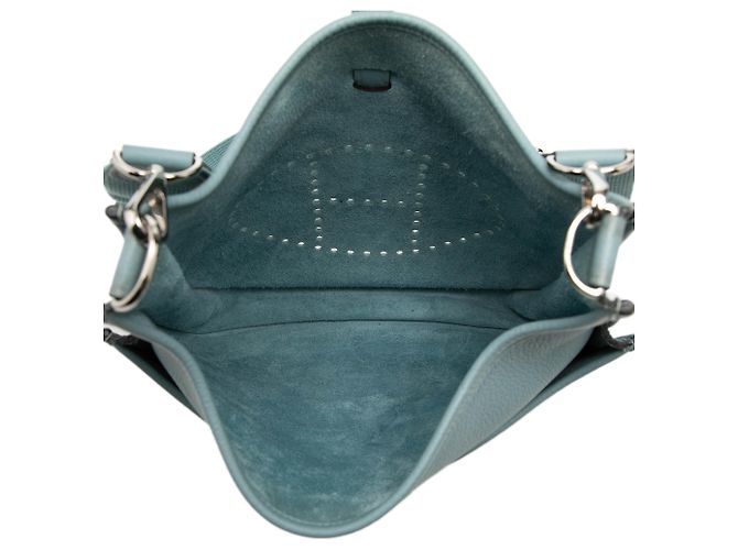 Hermès Blue Clemence Evelyne III 29 Blu chiaro - vista 4