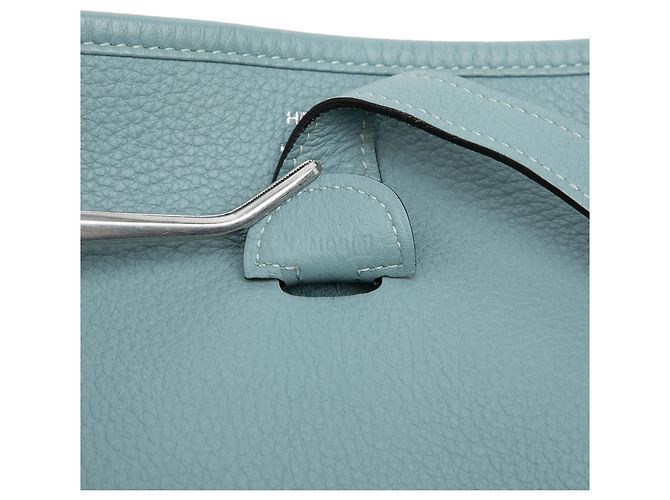 Hermès Blue Clemence Evelyne III 29 Blu chiaro - vista 6