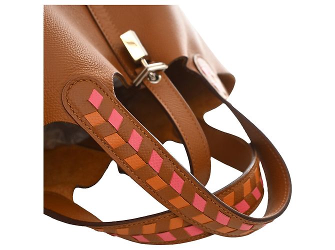 Hermès Brown Epsom Tressage Picotin Lock 18 - view 14