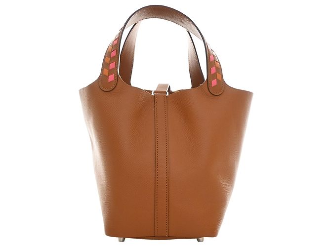 Hermès Brown Epsom Tressage Picotin Lock 18 - view 2