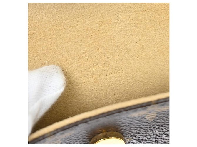 Louis Vuitton Pochette Florentine Monogram Canvas Small Marrone - vista 4