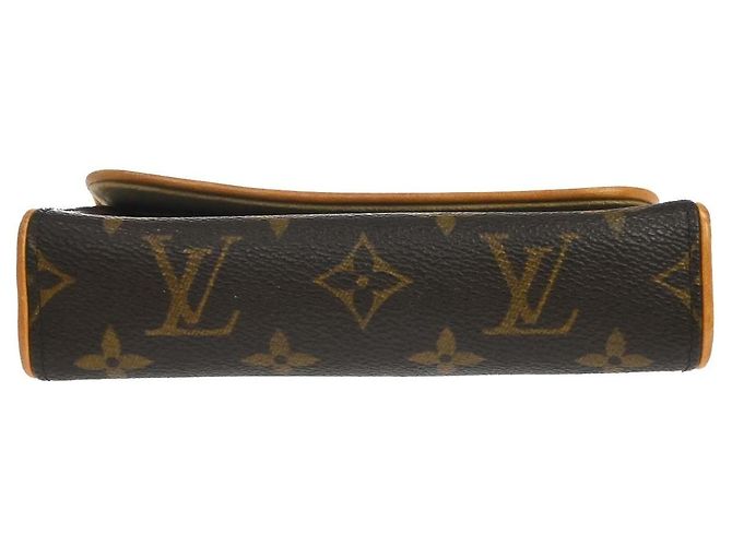 Louis Vuitton Pochette Florentine in Canvas Monogram Small Marrone - vista 7