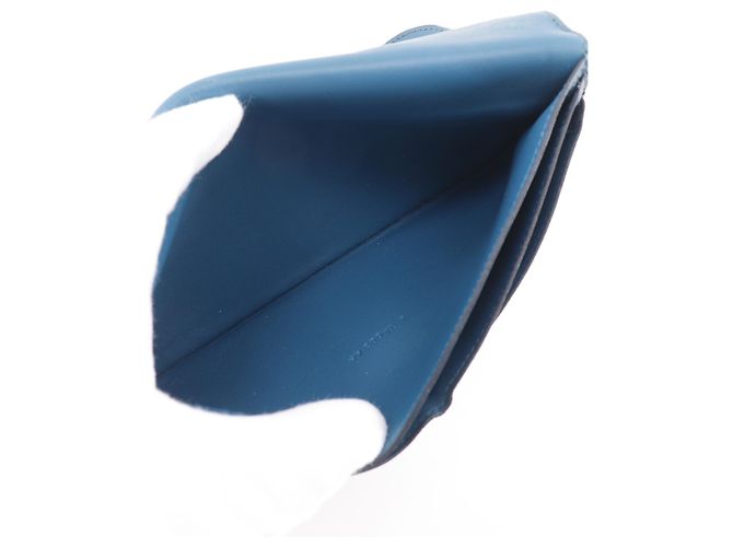 Hermès Hermes Dogon Recto Verso Leder Blau - Ansicht 4