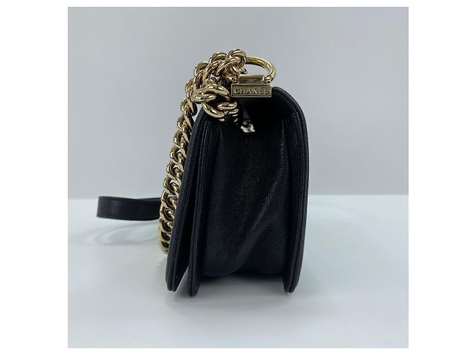 Borsa a Spalla Chanel Boy Small - Nero - vista 6