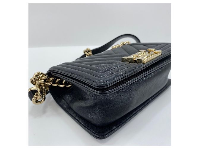 Borsa a Spalla Chanel Boy Small - Nero - vista 8