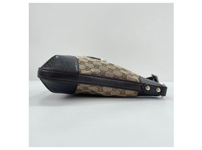 Borsa a Spalla Gucci Horsebit Marrone - vista 4